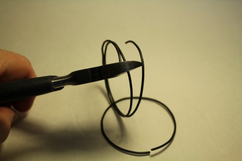 Judy Freyer Thompson's Twisted Wire Hoop Earrings - , Contemporary Wire Jewelry, ,  cut the coil to make 2 hoops.    