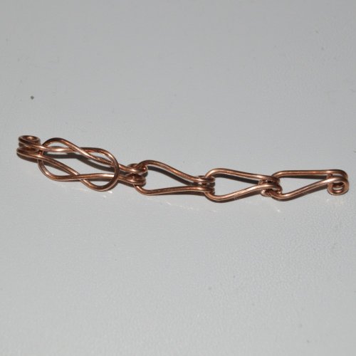 Deborah Kelly's Love Knot Chain Bracelet and Earrings - , Contemporary Wire Jewelry, Making Chain, Chain Making , love knot chain