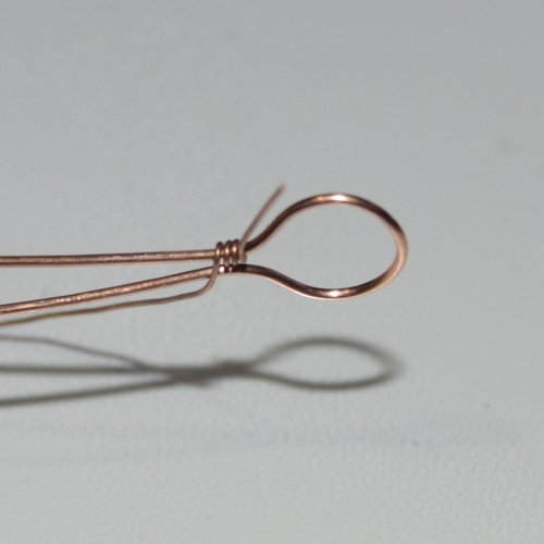 Deborah Kelly's Wire Woven Drumstick Earrings and Ring - , Wire Weaving, Weaving, Wire Weaving, Weaving Wire, Wrap away from the circle in the wire
