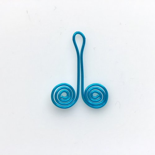 Kristal Wick's Mermaid Spiral Bracelet - , Contemporary Wire Jewelry, Spirals, Wire Spiral, Spiral Wire Wrap, Using your nylon jaw pliers