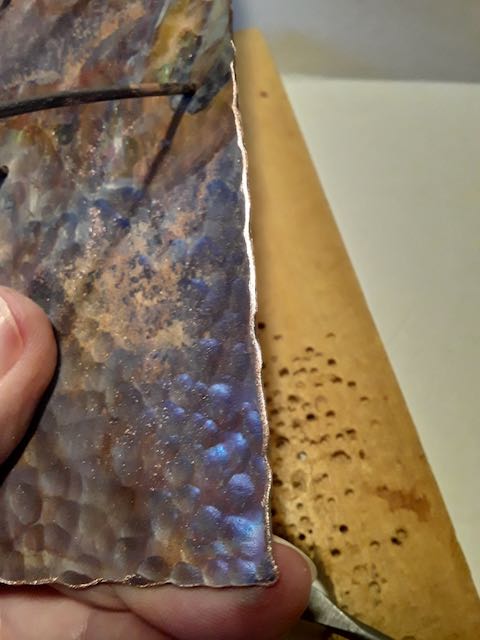Judy Freyer Thompson's Geode Bracelet - , Contemporary Wire Jewelry, Texturing, Butane Torch, Soldering, Solder, , Using the flat file