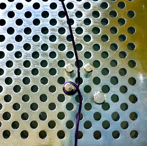 Kristal Wick's Sparkle Bracelet - , Contemporary Wire Jewelry, Loops, Wire Loop, Wrapped Wire Loop, Texturing, wrap wire around peg 1