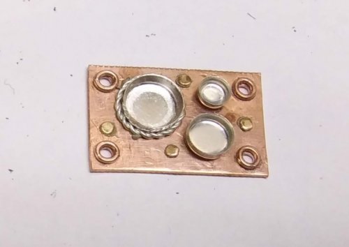 Judy Larson's Mixed Metal Sampler Bracelet 8 - Fun Shapes - , Metalwork, Cutting, Cutting Tool, Cutters, How To Punch Holes, Hole Punching, Punch A Hole, Butane Torch, Soldering, Solder, Use the 1.8mm hole punch to cut small discs