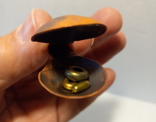 Judy Freyer Thompson's Singing Bells - , Metalwork, Cutting, Cutting Tool, Cutters, Dapping, Dapping Jewelry, Filing, Finishing,  insert two or three of the small metal beads inside