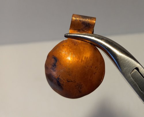 Judy Freyer Thompson's Singing Bells - , Metalwork, Cutting, Cutting Tool, Cutters, Dapping, Dapping Jewelry, Filing, Finishing, Adjust the middle piece as shown