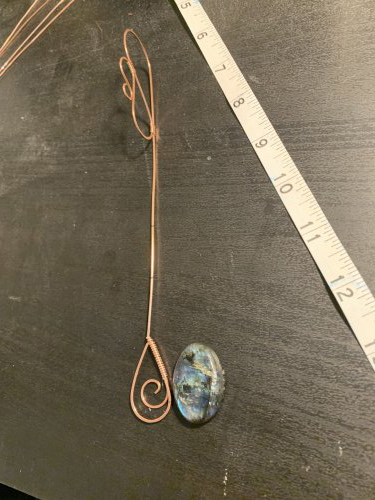 Kendra Austin's Sterling Wire Wrapped Bookmark - , Hair Accessories, Zipper Pulls, Christmas Ornaments, Wire Wrapping, Wrapping, Wire Wrapping Jewelry,  I would probably use a 12 length 