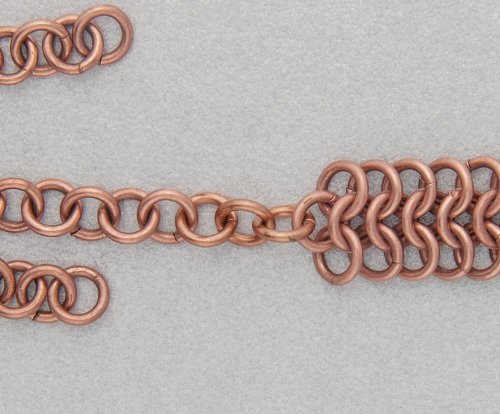 Copper Braided Chain Maille Bracelet | Chain Maille Jewelry