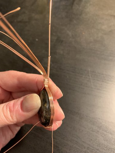 Kendra Austin's Sterling Wire Wrapped Bookmark - , Hair Accessories, Zipper Pulls, Christmas Ornaments, Wire Wrapping, Wrapping, Wire Wrapping Jewelry, Use pliers to flatten and tighten the wrapping wire as needed