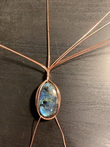 Kendra Austin's Sterling Wire Wrapped Bookmark - , Hair Accessories, Zipper Pulls, Christmas Ornaments, Wire Wrapping, Wrapping, Wire Wrapping Jewelry, Separate the tops of the six setting wires