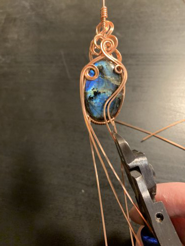 Kendra Austin's Sterling Wire Wrapped Bookmark - , Hair Accessories, Zipper Pulls, Christmas Ornaments, Wire Wrapping, Wrapping, Wire Wrapping Jewelry, Secure the loops to the frame.    