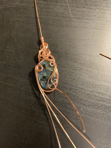 Kendra Austin's Sterling Wire Wrapped Bookmark - , Hair Accessories, Zipper Pulls, Christmas Ornaments, Wire Wrapping, Wrapping, Wire Wrapping Jewelry, Use the tips of your round-nose wire to create very small loops.