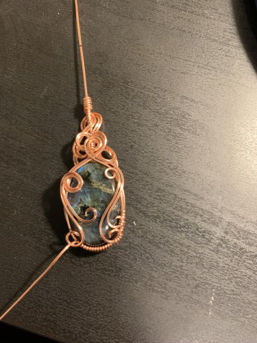 Kendra Austin's Sterling Wire Wrapped Bookmark - , Hair Accessories, Zipper Pulls, Christmas Ornaments, Wire Wrapping, Wrapping, Wire Wrapping Jewelry, Do the same on both sides.