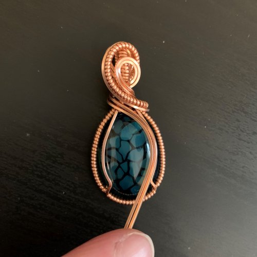 Kendra Austin's Classic Wire Wrapped Cabochon - Place the Back Swirl, Classic Wire Jewelry, Wire Wrapping, Wrapping, Wire Wrapping Jewelry,  allow you to wrap them around the front of the piece