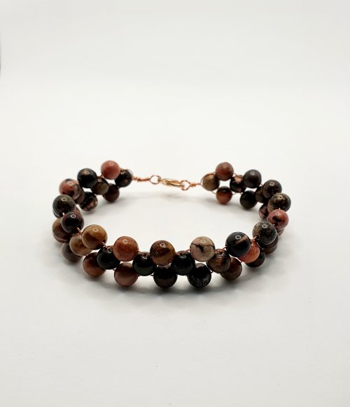 Natalie Patten's Beaded Wire Jewelry Set - , Beading, ,  An extension chain can also be added