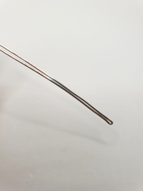 Natalie Patten's Woven Wire Cross Pendant - , Wire Weaving, Weaving, Wire Weaving, Weaving Wire,  sit next to each other running parallel