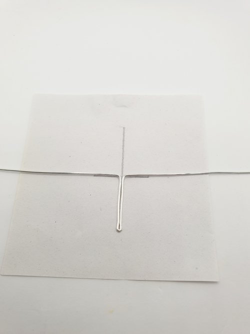 Natalie Patten's Woven Wire Cross Pendant - , Wire Weaving, Weaving, Wire Weaving, Weaving Wire, You can use your sketch to guide you or measure with a ruler