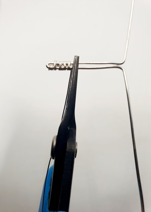Natalie Patten's Woven Wire Cross Pendant - , Wire Weaving, Weaving, Wire Weaving, Weaving Wire, Keep compressing your weave down 