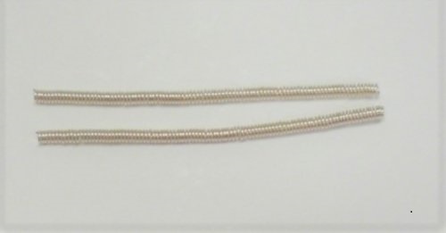 Judy Larson's Coiled Wire End Caps - , Findings & Components, Toggles & Clasps, Earwire & Headpin, Coiling, Coiling Wire, Wire Coiling, Starting with a 1 wire tail held 