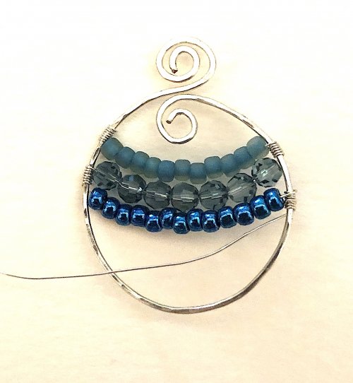 Kristal Wick's Whirly Twirly Bling Necklace