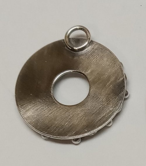 Judy Larson's Lacy Washers - , Contemporary Wire Jewelry, Butane Torch, Soldering, Solder, Keep cutting, sanding, and curving 