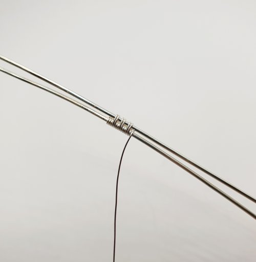 Natalie Patten's Adjustable Wire Wrapped Cocktail Ring - , Contemporary Wire Jewelry, Wire Wrapping, Wrapping, Wire Wrapping Jewelry, weave the two base wires