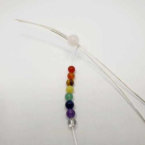 Natalie Patten's Adjustable Wire Wrapped Cocktail Ring - , Contemporary Wire Jewelry, Wire Wrapping, Wrapping, Wire Wrapping Jewelry, string on all the other beads