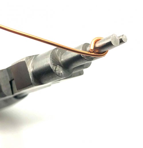 Kristal Wick's The Next Chapter Bracelet - , Contemporary Wire Jewelry, Wire Wrapping, Wrapping, Wire Wrapping Jewelry, make a loop on the end of the wire