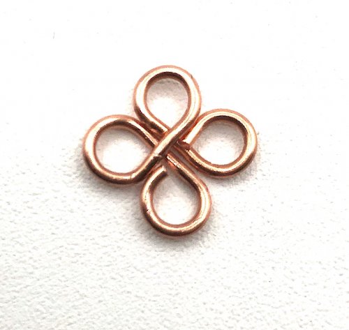 Kristal Wick's The Next Chapter Bracelet - , Contemporary Wire Jewelry, Wire Wrapping, Wrapping, Wire Wrapping Jewelry, clover shape wire link