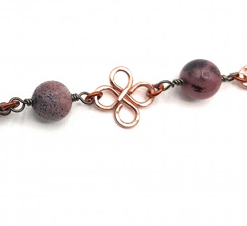 Kristal Wick's The Next Chapter Bracelet - , Contemporary Wire Jewelry, Wire Wrapping, Wrapping, Wire Wrapping Jewelry, connect the bead links