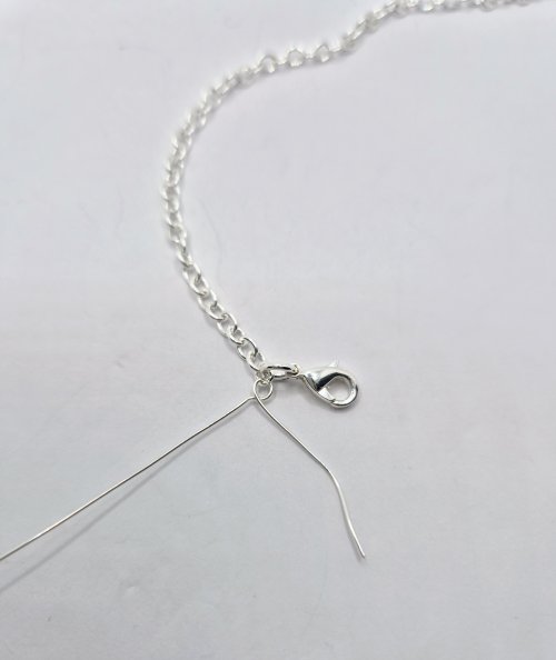Natalie Patten's Delicate Wire and Chain Bracelet - , Contemporary Wire Jewelry, Making Chain, Chain Making , Beads, attach the wrapped loop to the bracelet last link