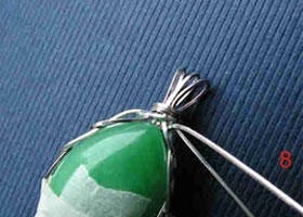 Paul Harrison's Shannons Delight - , Contemporary Wire Jewelry, Coiling, Coiling Wire, Wire Coiling, Spirals, Wire Spiral, Spiral Wire Wrap, Wire Wrapping, Wrapping, Wire Wrapping Jewelry, Making the bale.