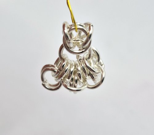 Natalie Patten's Byzantine Diamond Chainmaille - , Chain Maille Jewelry, Chain Maille, chain mail, chainmaille, chainmail, , Image 13b