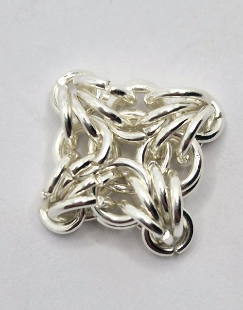 Natalie Patten's Byzantine Diamond Chainmaille - , Chain Maille Jewelry, Chain Maille, chain mail, chainmaille, chainmail, ,  Byzantine Diamond can now be used individually