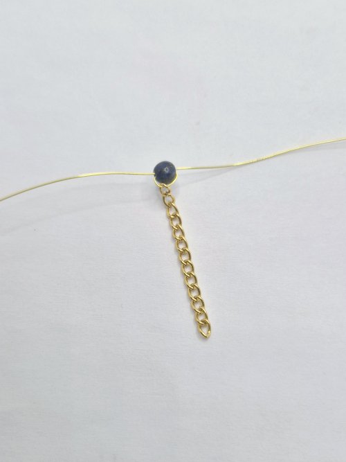 Natalie Patten's Chain Tassel Earrings - , Contemporary Wire Jewelry, Wire Wrapping, Wrapping, Wire Wrapping Jewelry, Weaving, Wire Weaving, Weaving Wire, Beads, Gently pull on each end of the wires 