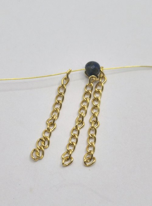 Natalie Patten's Chain Tassel Earrings - , Contemporary Wire Jewelry, Wire Wrapping, Wrapping, Wire Wrapping Jewelry, Weaving, Wire Weaving, Weaving Wire, Beads, Add a chain section 