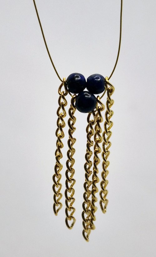 Natalie Patten's Chain Tassel Earrings - , Contemporary Wire Jewelry, Wire Wrapping, Wrapping, Wire Wrapping Jewelry, Weaving, Wire Weaving, Weaving Wire, Beads, Add a section of chain 