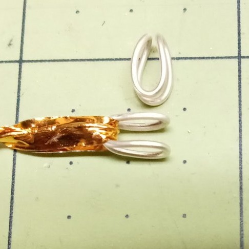 Judy Larson's Double Foxtail Chain - , Wire Jewelry Design, Making Chain, Chain Making , Loops, Wire Loop, Wrapped Wire Loop, adding u links to the chain
