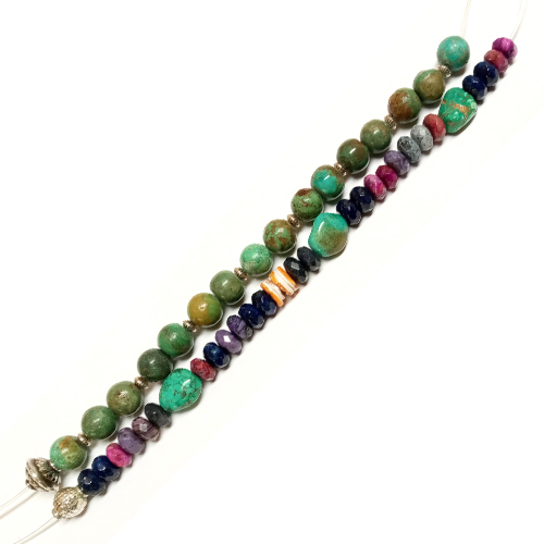 Judy Larson's Stretch Bracelets - , Beading, Beads, Lay beads out in a pleasing manner
