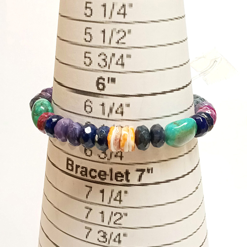 Judy Larson's Stretch Bracelets - , Beading, Beads, Check the fit on the wrist
