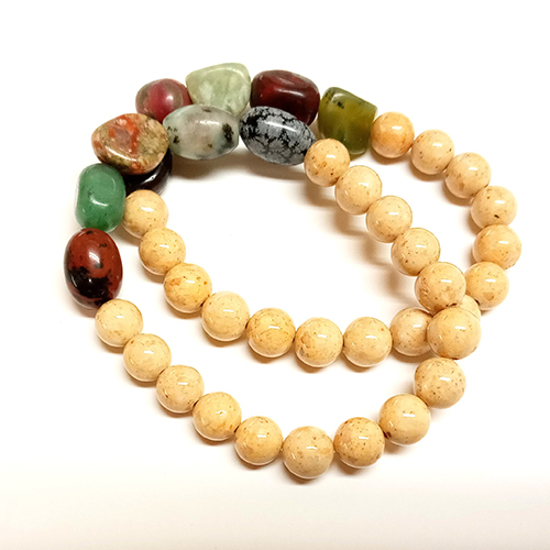 Judy Larson's Stretch Bracelets - , Beading, Beads, I will put higher and lower grade stones together