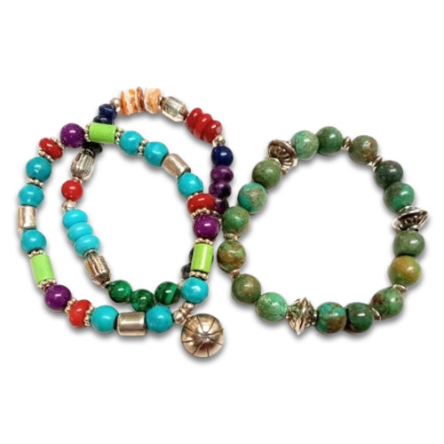 Judy Larson's Stretch Bracelets - , Beading, Beads, stretch bracelets