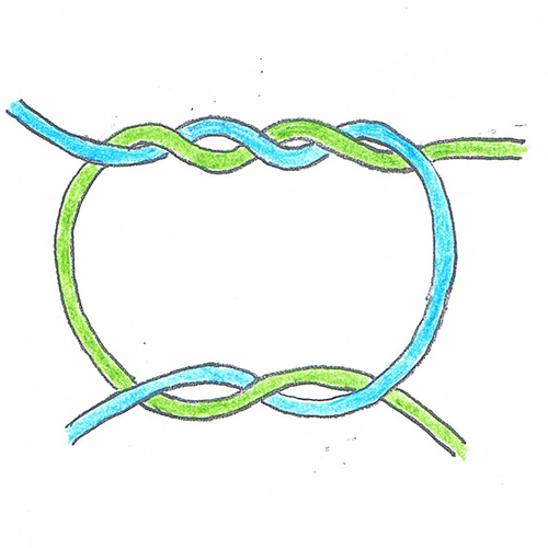 Judy Larson's Stretch Bracelets - , Beading, Beads, Modified Square Knot