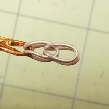 Judy Larson's Double Foxtail Chain - , Wire Jewelry Design, Making Chain, Chain Making , Loops, Wire Loop, Wrapped Wire Loop, adding u links to the chain