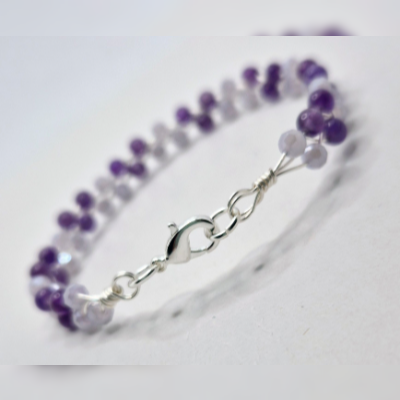 Natalie Patten's Braided Bracelet - , Contemporary Wire Jewelry, Loops, Wire Loop, Wrapped Wire Loop, , Add jumprings