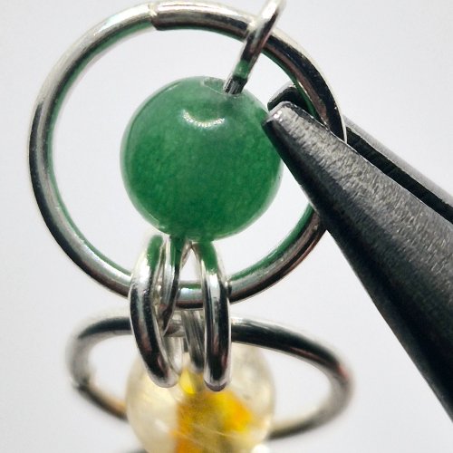 Natalie Patten's Fall Into Chainmaille - , Chain Maille Jewelry, Loops, Wire Loop, Wrapped Wire Loop, Beads, Chain Maille, chain mail, chainmaille, chainmail, , Then close the jumpring.