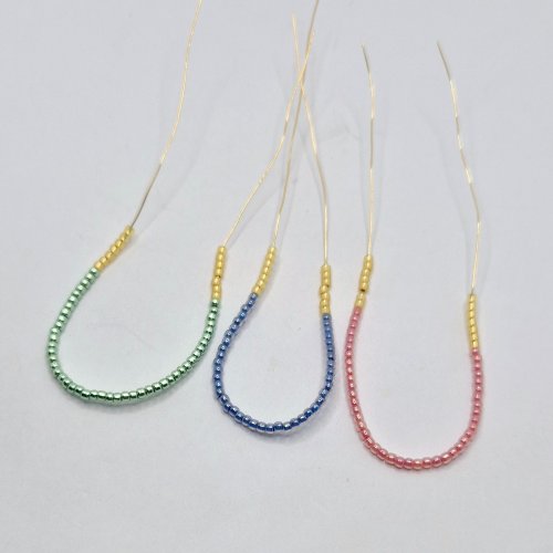 Natalie Patten's Twisted Seedbead Earrings - , Contemporary Wire Jewelry, Loops, Wire Loop, Wrapped Wire Loop, Beads, , , Add approximately 1/2 inch 