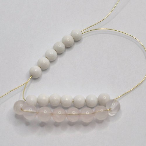 Natalie Patten's Beaded Festive Angel - , Holiday Designs, Lashing, Wire Lashing, Wire Wrapping, Wrapping, Wire Wrapping Jewelry, Beads, Add six beads of color B