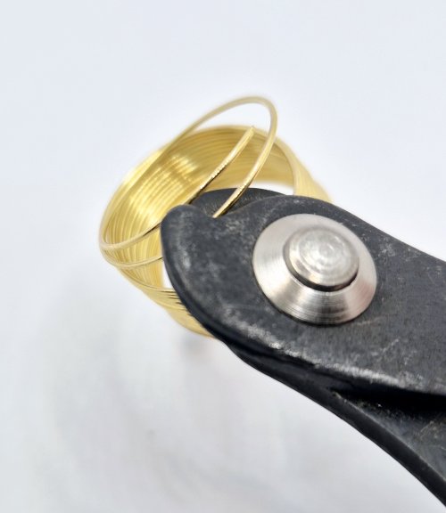 Natalie Patten's Festive Glass Charms - , Hair Accessories, Zipper Pulls, Christmas Ornaments, Loops, Wire Loop, Wrapped Wire Loop, Memory wire,  cut just over one full coil 