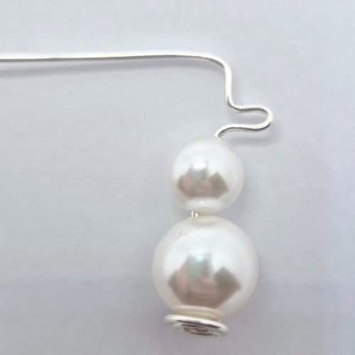 Natalie Patten's Wire Snowmen - , Holiday Designs, Coiling, Coiling Wire, Wire Coiling, Wire Wrapping, Wrapping, Wire Wrapping Jewelry, Use the pliers to help shape