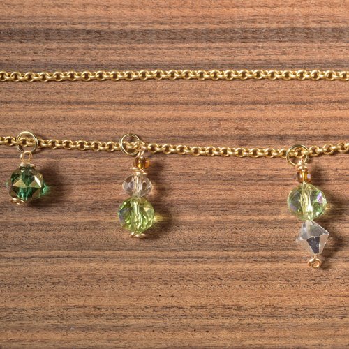 Nancy Chase's Boot Chain  - , Beading, Findings, Clasps, Components, Loops, Wire Loop, Wrapped Wire Loop, , Open 3 more jump rings.